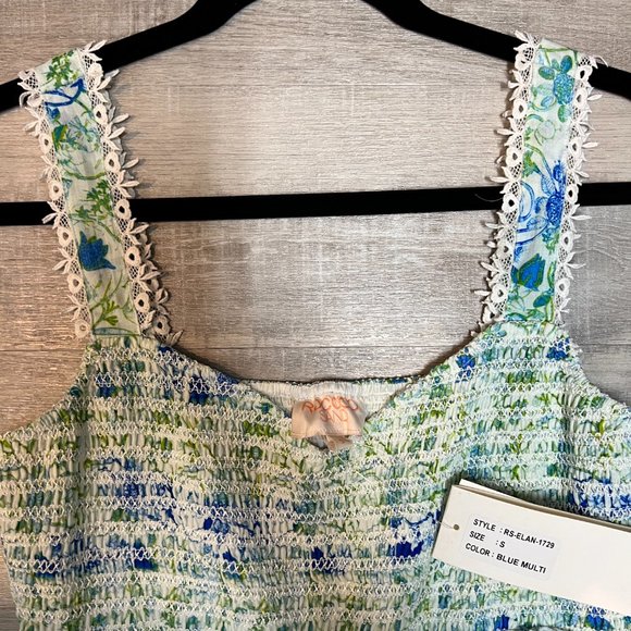 ROCOCO SAND MAXI FLORAL DRESS - SIZE SMALL - Picture 3 of 4